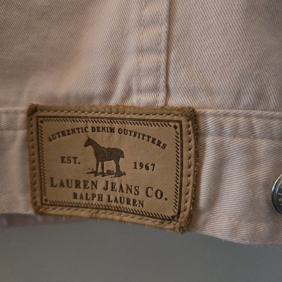 Ralph Lauren Pink Denim Jacket Size Large - Picture 5 of 7